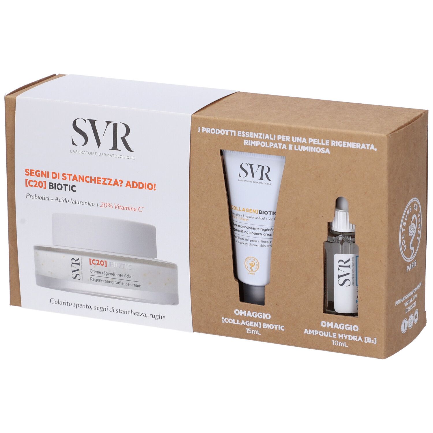 Biotic Set C20 Biotic + Mini Collagen Biotic + Ampoule B SVR Laboratoire Dermatologique 1 Set