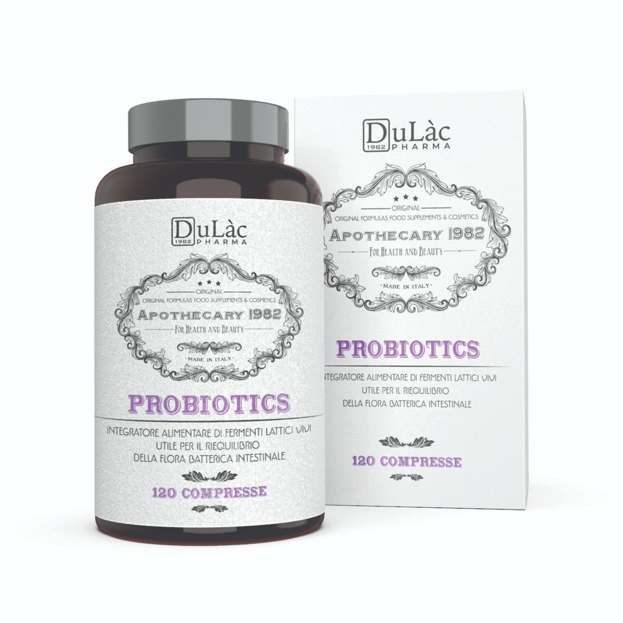 Apothecary 1982 Probiotics Dulàc Pharma 120 Compresse