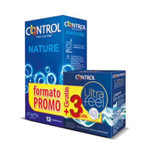 Control Pack Nature 12 Unità + Control Ultra Feel 3 Unità