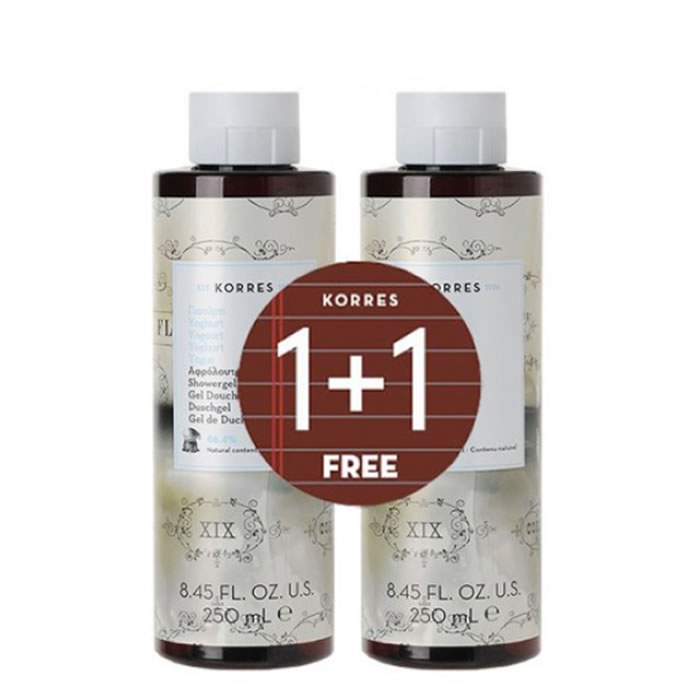 Korres Shower Gel Yoghurt 2x250ml