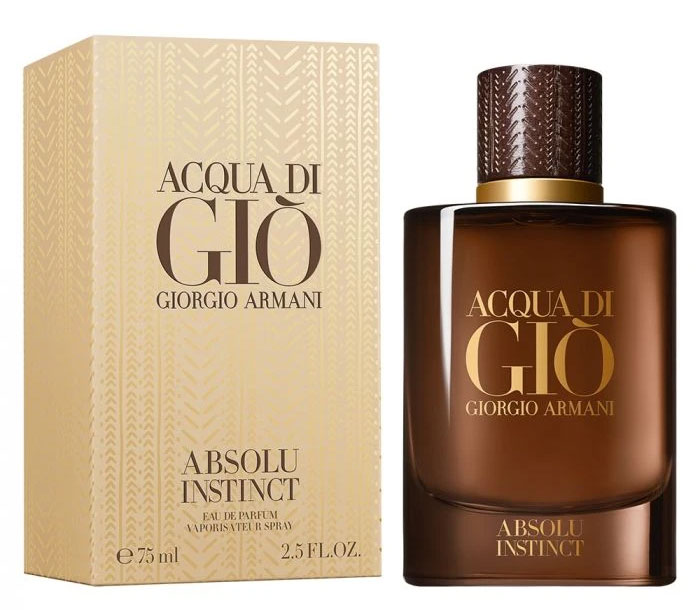 Acqua di Giò Profumo Uomo Absolu Instinct Giorgio Armani 75ml