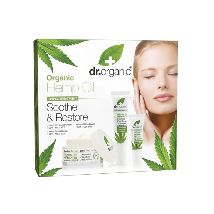 Dr. Organic Hemp Oil Rescue Cream 50ml Set 3 Parti 2020