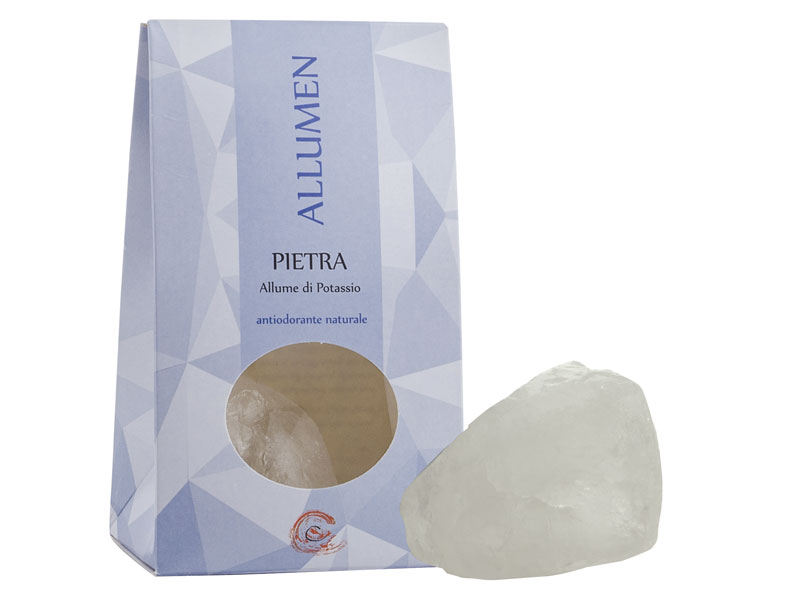Allume Di Potassio Pietra Grezza Allumen Carone 160g