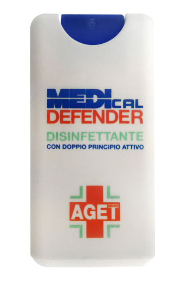 Aget MEDIcal Defender Disinfettante Con Doppio Principio Attivo Spray 15ml