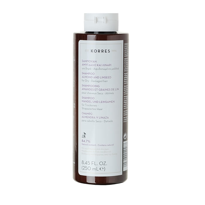 Korres Shampoo Almond & Linssed 250ml