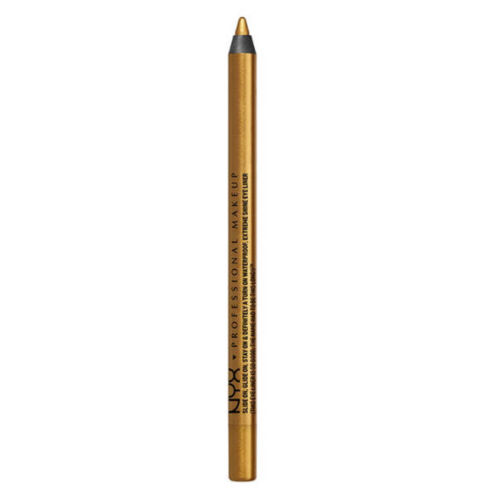 Nyx Slide On Pencil Waterproof Extreme Shine Eyeliner Glitzy Gold