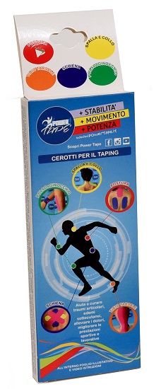 Power Tape Schiena Cerotti Tapig per Automedicazione 8 Cerotti