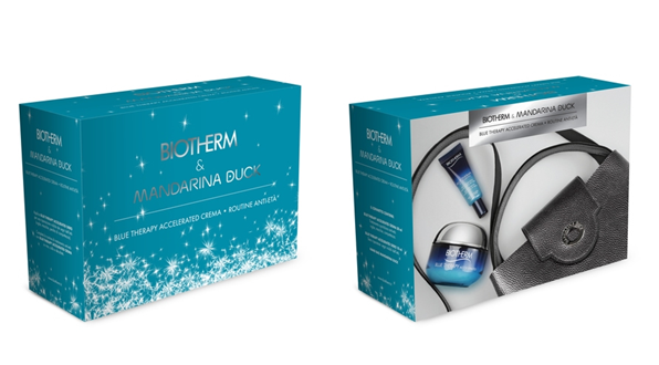 Biotherm Blue Therapy Cofanetto Accelerated Crema 50ml + Siero 10ml + Pochette