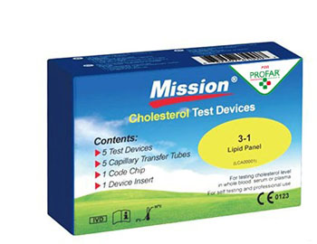 Profar Control Test Mission Cholesterol Test 5 Pezzi