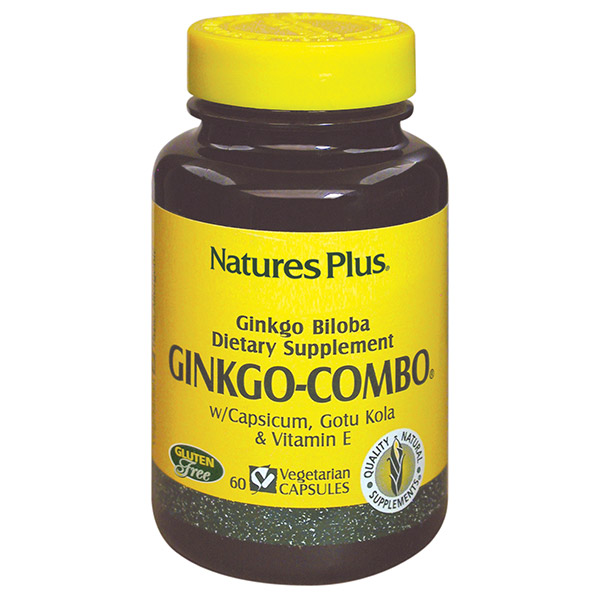 Nature's Plus Ginkgo Combo Integratore Alimentare 60 Capsule