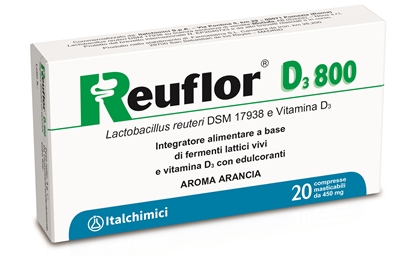 ItalChimici Reuflor D3 800 Integratore Alimentare 20 Compresse
