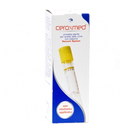 Ceroxmed Provetta Sterile Per Analisi Urine Vacuum System IBSA 9ml