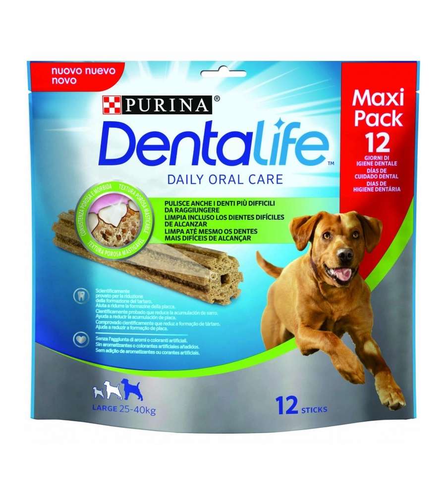 Pro Plan Dentalife - Taglia Large - 12 Snack - Tot 426 Gr.