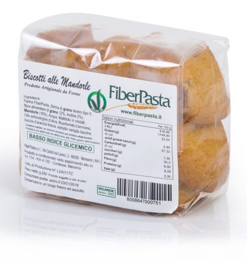 Biscotti Alle Mandorle FiberPasta® 250g