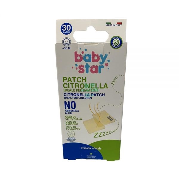 Natural Patch Alla Citronella BabyStar 30 Cerotti