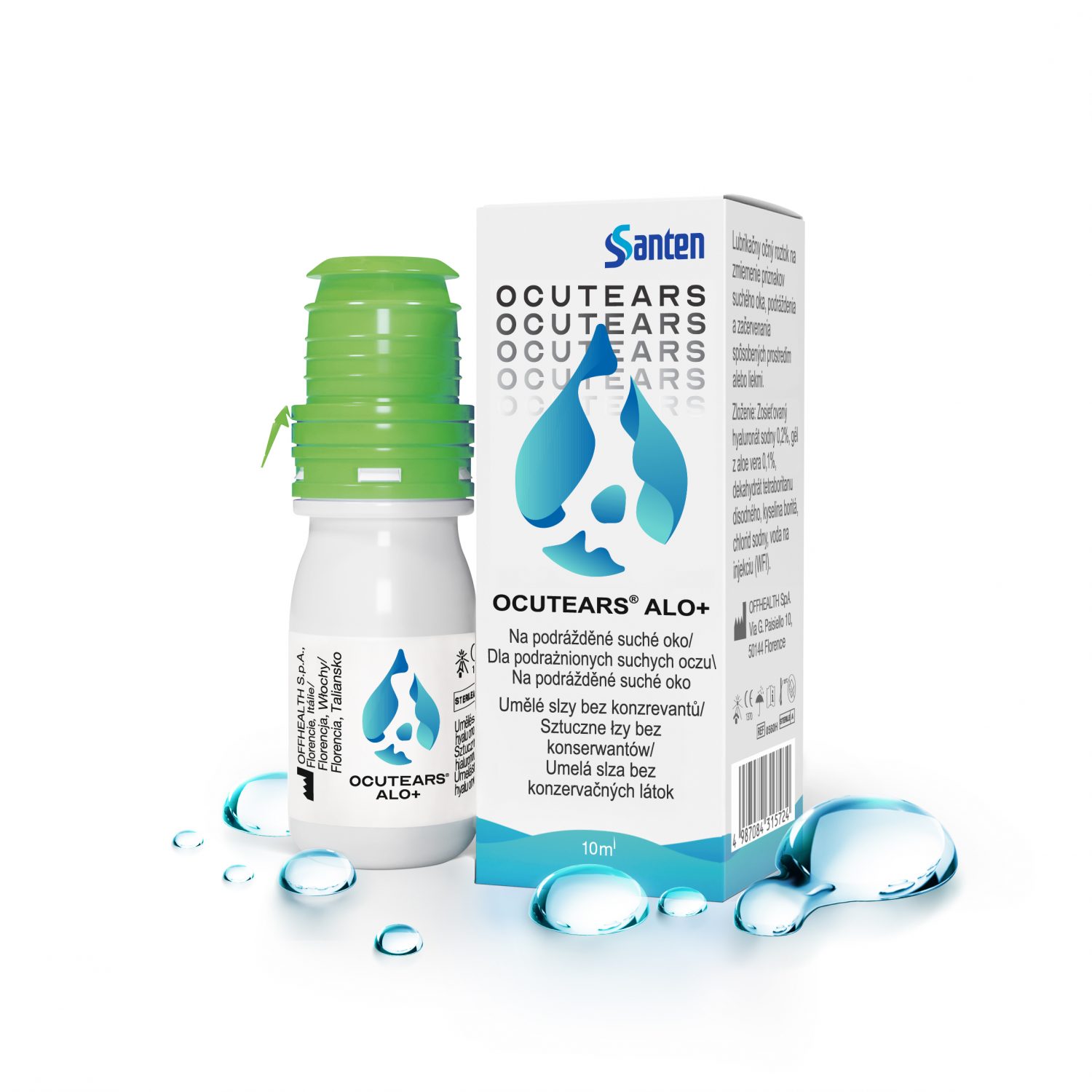 Ocutears® ALO+0,4% PFMD Santen 10ml