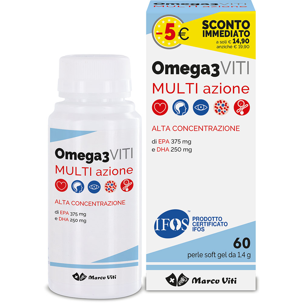 Omega 3 Viti Multi Azione 60 Perle Softgel Promo