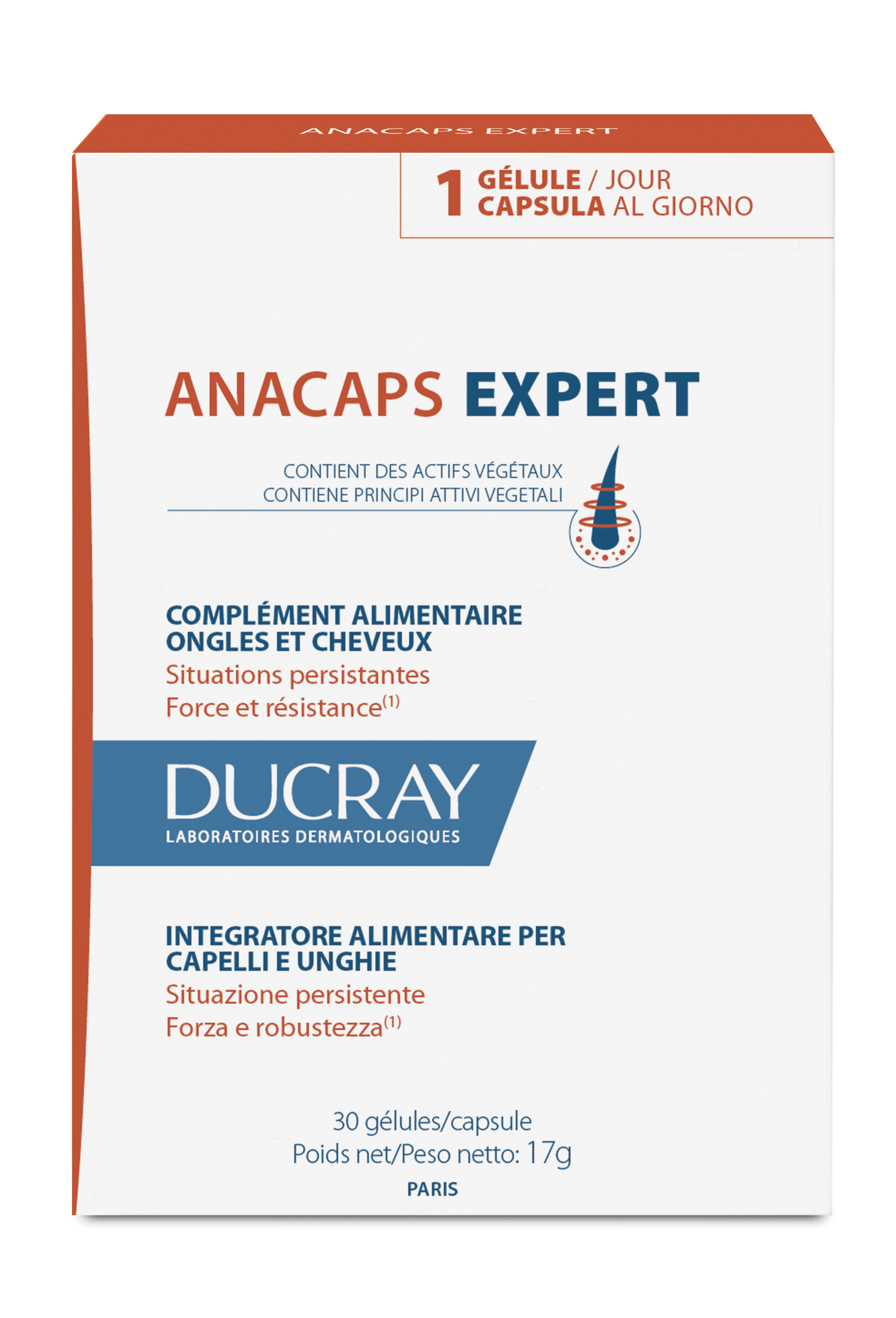 Anacaps Expert Capelli E Unghie Ducray 30 Capsule