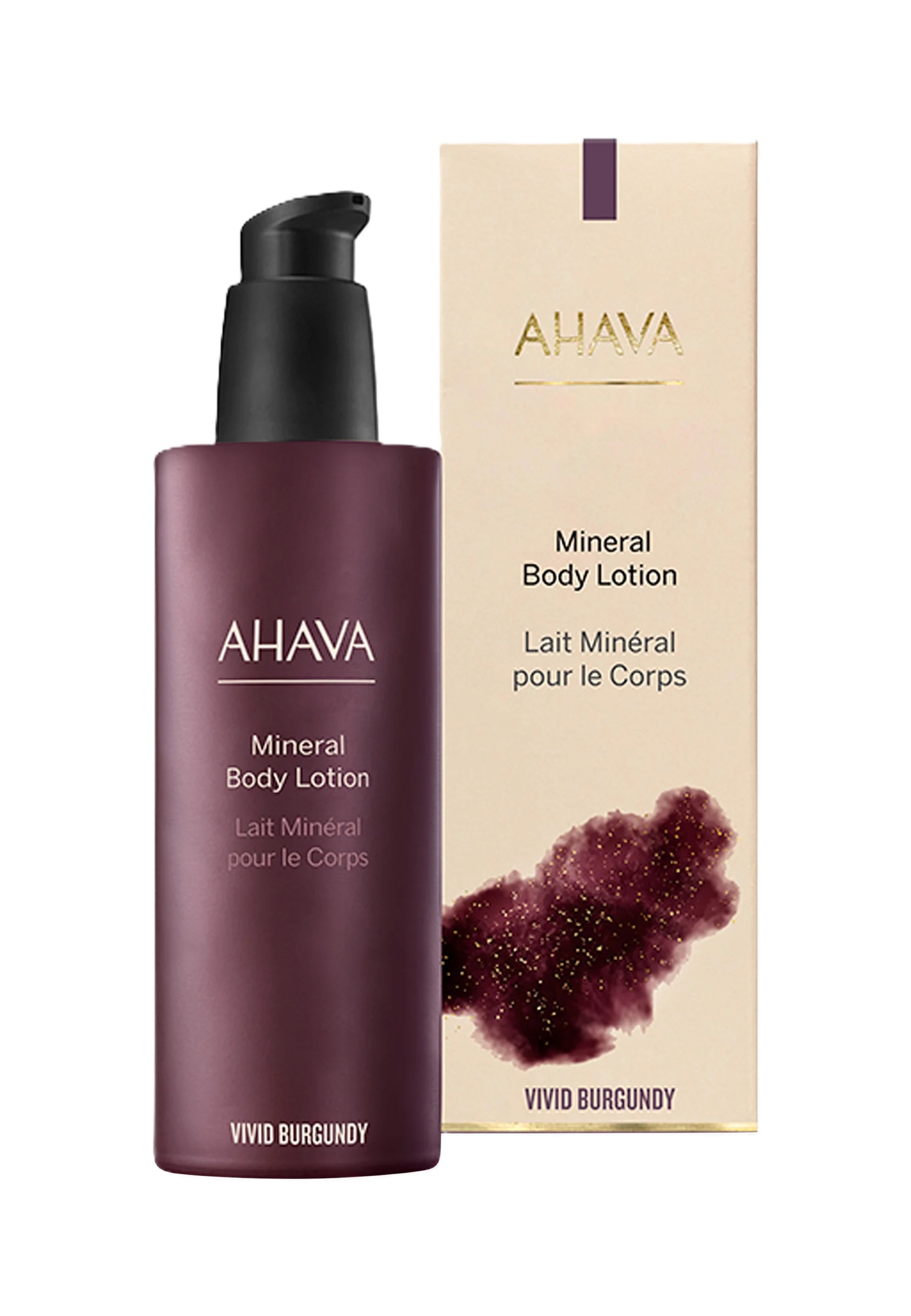Mineral Body Lotion Vivid Burgundy AHAVA 250ml