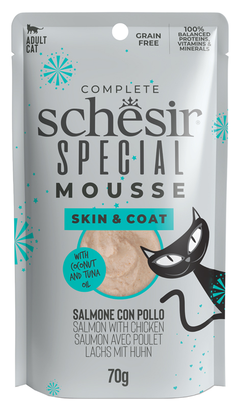 Special Cat Skin & Coat Mousse Special Needs Salmone con Pollo - 70GR