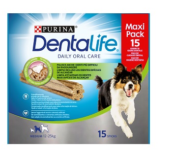 Pro Plan Dentalife - Taglia Medium - 15 Snack - Tot 345 Gr.