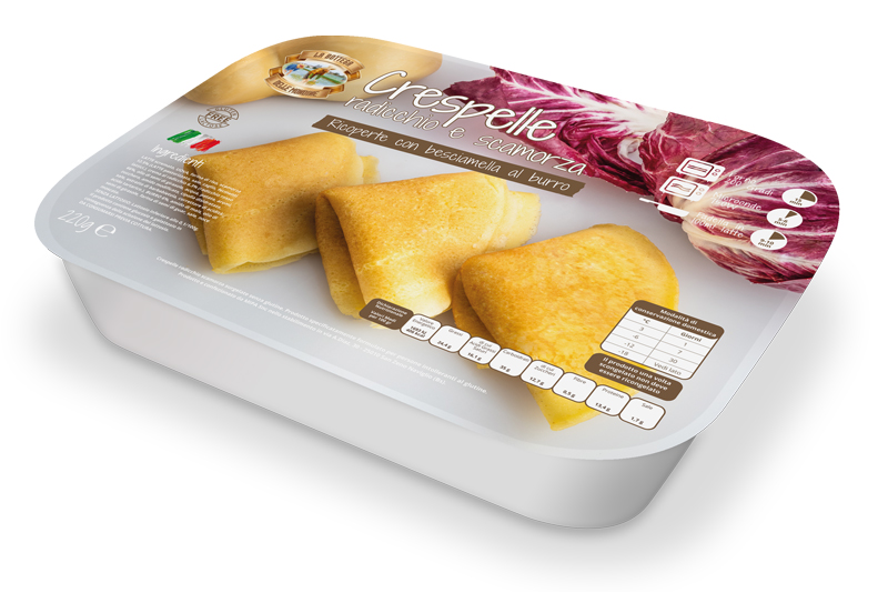 Crespelle Radicchio Scamorza Surgelate La Bottega Delle Mondine Mipa 180g
