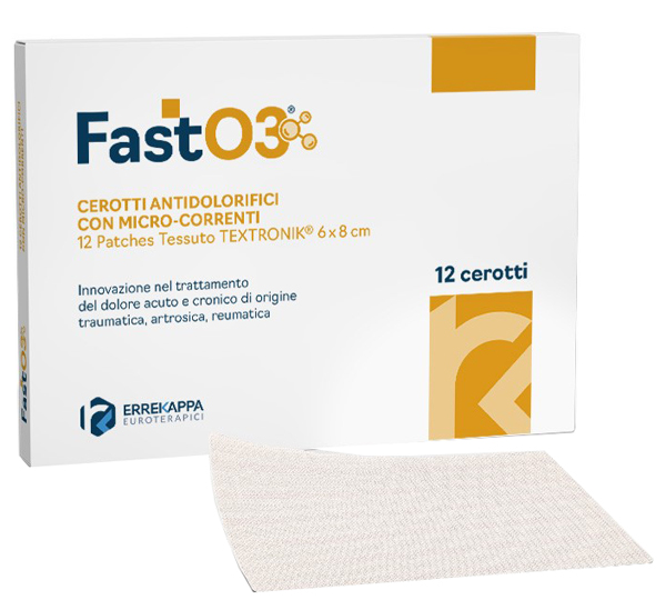 FastO3 Cerotti Antidolorifici 12 Pezzi