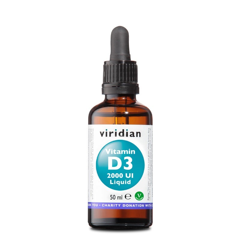 Vitamin D3 2000 UI Liquid Viridian 50ml