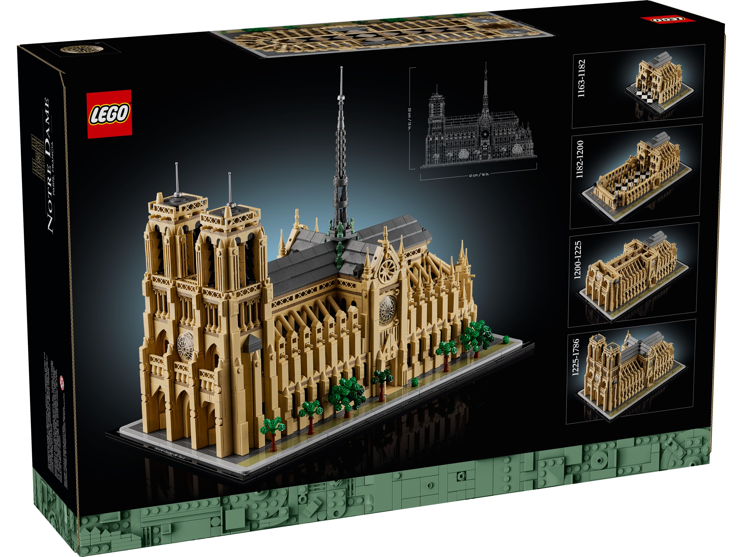 Notre-Dame de Paris Architecture LEGO