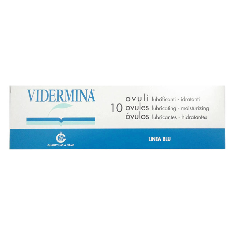Vidermina® Ovuli Vaginali Lubrificanti 10 Ovuli