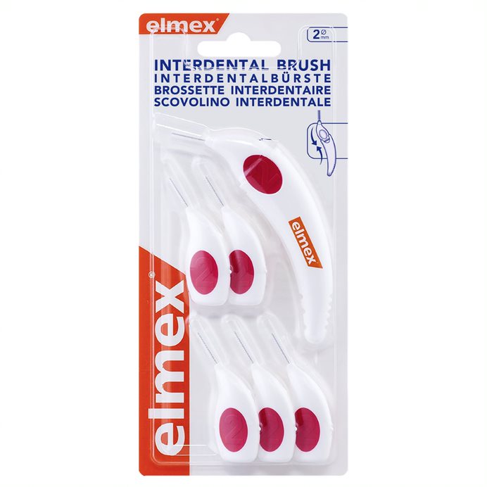 elmex® Scovolino Interdentale 2mm 6 Testine + 1 Manico