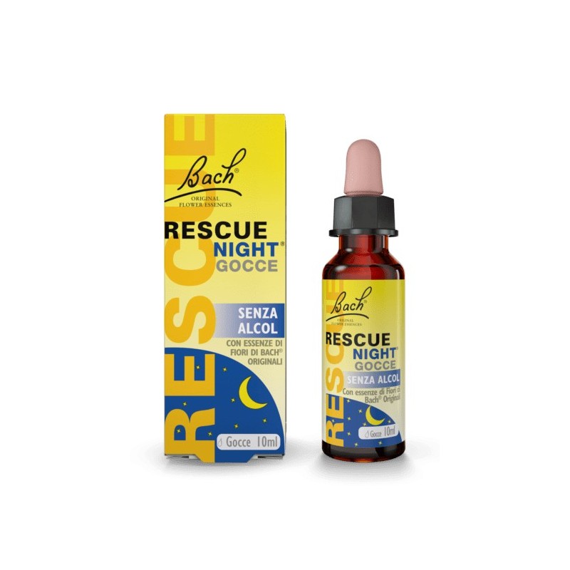 Rescue Night Bach Center Gocce Senza Alcool 10ml
