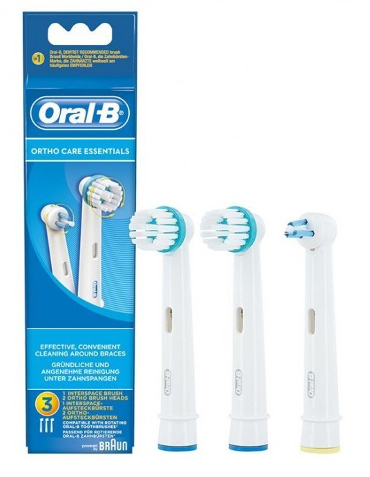 Oral-B® Ortho Care Essentials - Testine di Ricambio 3 Pezzi