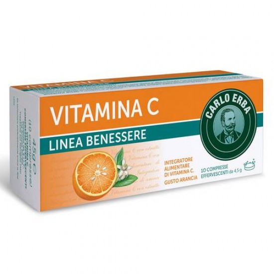 Carlo Erba Vitamina C Integratore Alimentare 10 Compresse Effervescenti