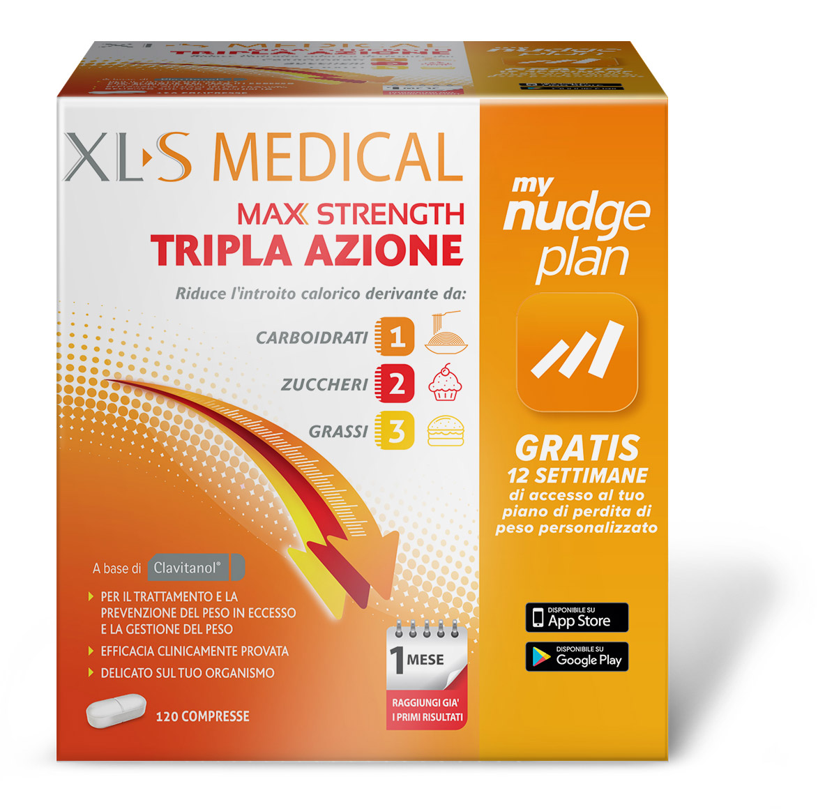 XLS Medical Max Strength Tripla Azione 120 Compresse