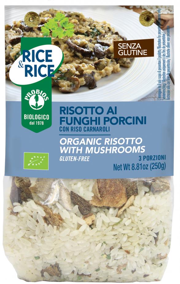 Rice&Rice Risotto Ai Funghi Porcini Probios 250g
