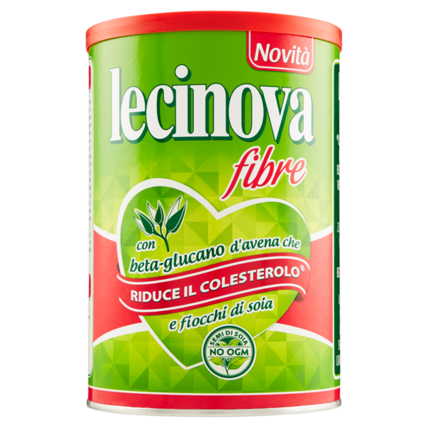 Lecinova Fibre Crusca d'avena e fiocchi di soia Integratore Alimentare 400g