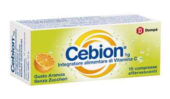 Cebion 1g Vitamina C Senza Zucchero 10 Compresse Effervescenti