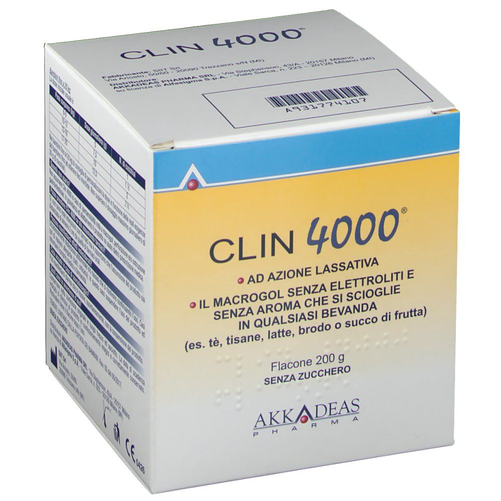 Clin 4000 Polvere 200g Lassativo