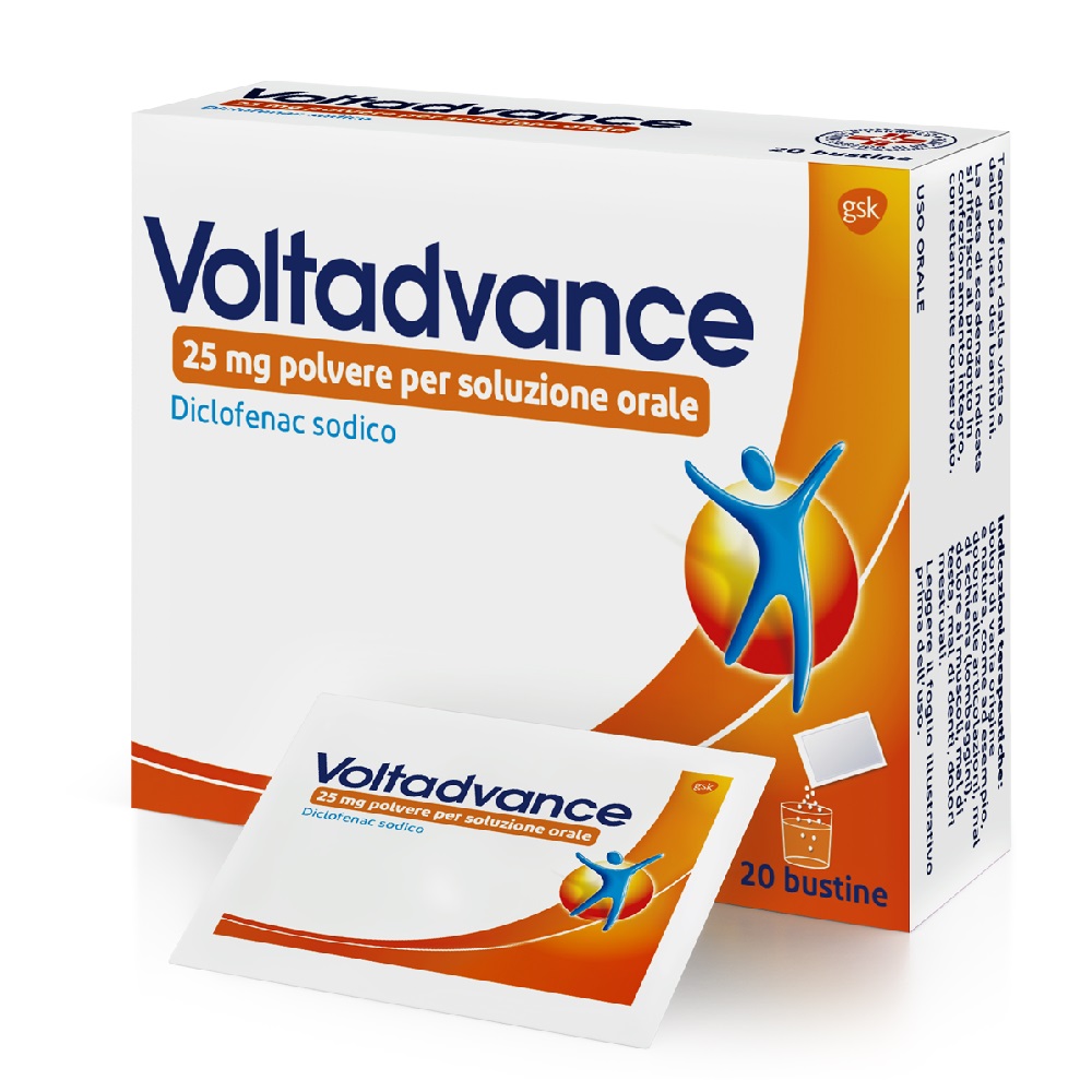 Novartis Voltadvance Polvere 20 Bustine Da 25mg