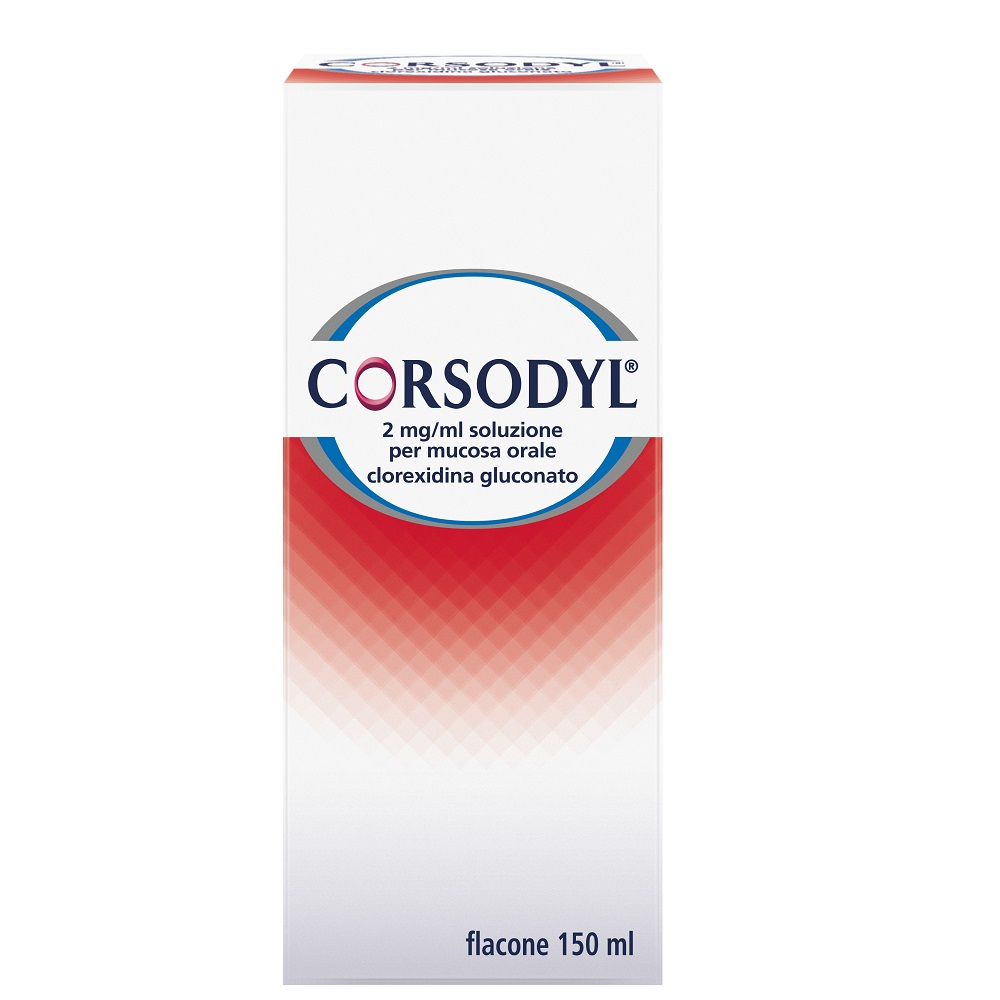 Corsodyl Soluzione Orale 200mg/100ml Disinfettante Del Cavo Orale Flacone 150ml