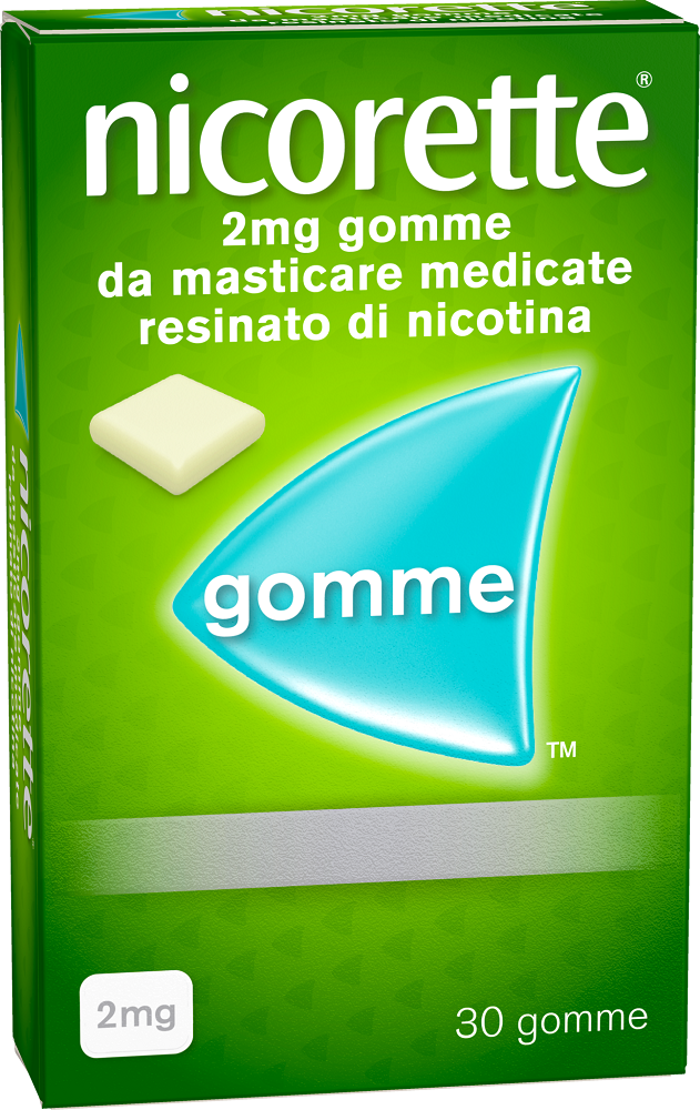Nicorette 30 2Mg Gomme Masticabili Smettere di Fumare