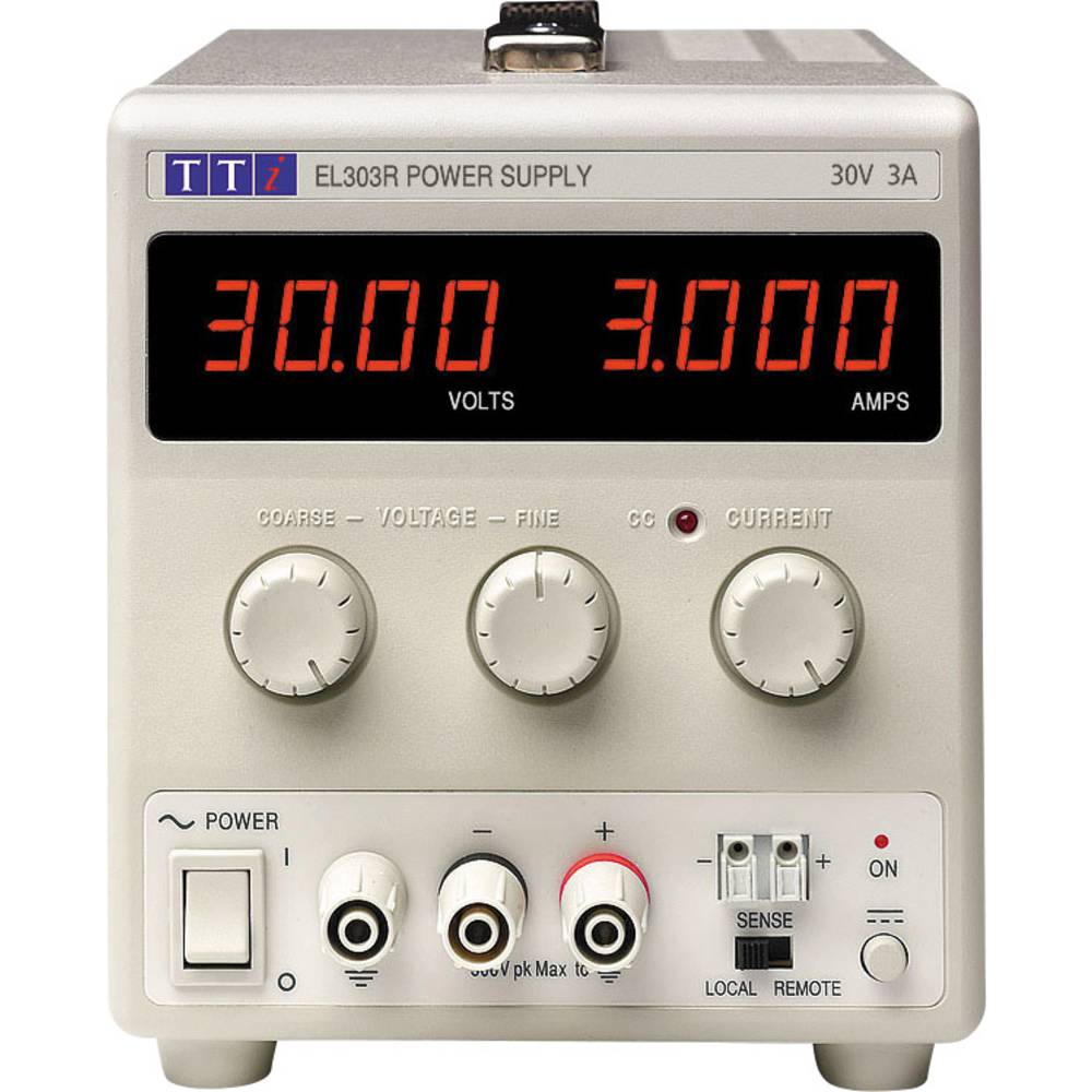 Aim TTi EL303R Alimentatore da laboratorio regolabile 0 - 30 V/DC 0 - 3 A 90 W Num. uscite 1 x