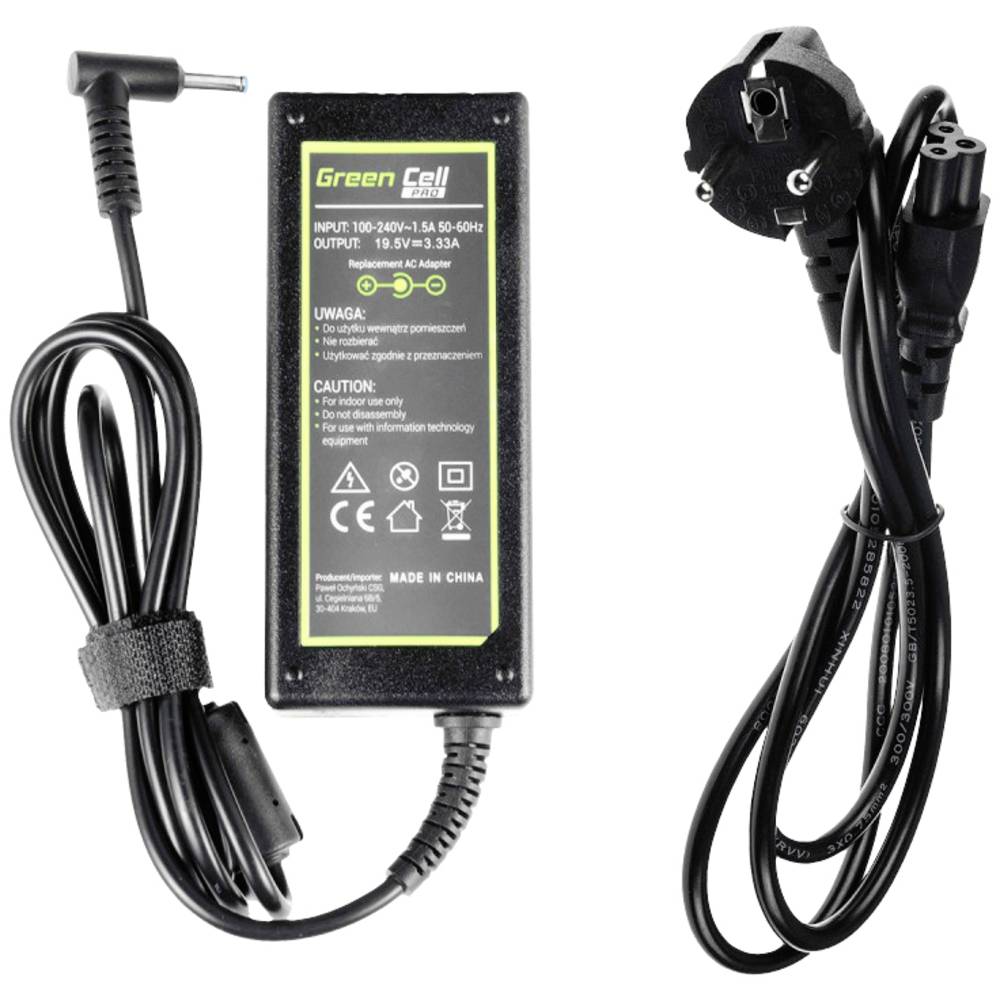 Green Cell AD49P Alimentatore per notebook 65 W 19.5 V 3.33 A