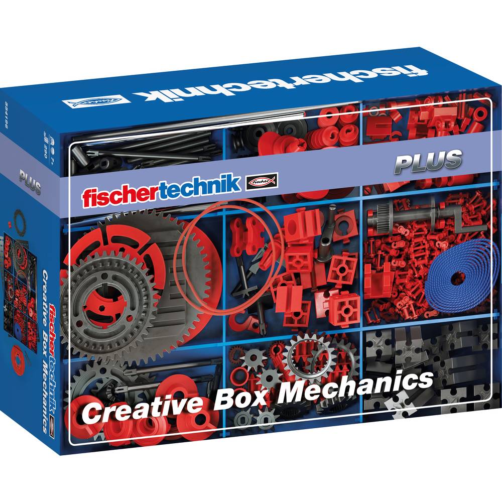 fischertechnik 554196 Creative Box Mechanics Kit, Esperimenti, Meccanica, lezioni private Kit esperimenti da 7 anni