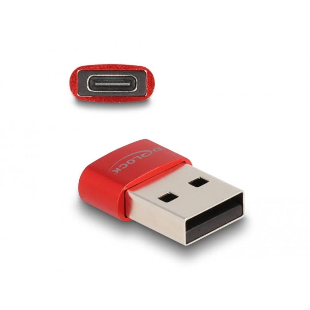 Delock USB 2.0 Adattatore [1x Spina A USB 2.0 - 1x presa USB-C®] 60050