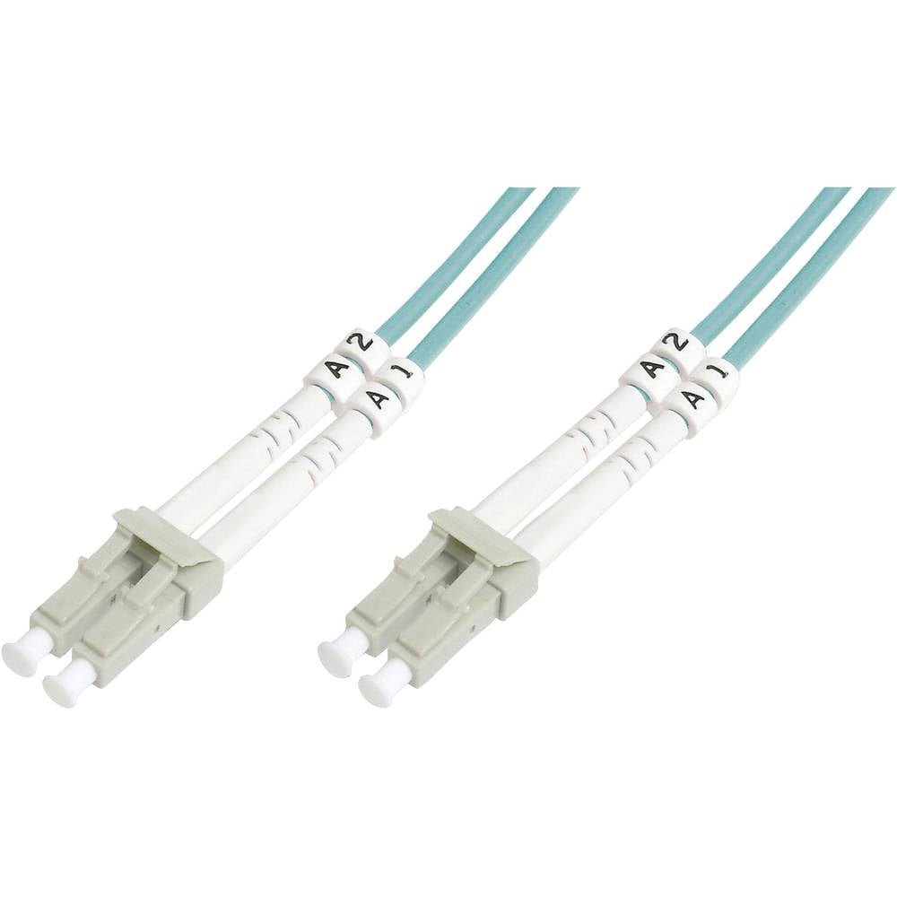 Cavo Digitus DK-2533-20/3 Fibra ottica [1x Spina LC - 1x Spina LC] 50/125 µ Multimode OM3 20.00 m