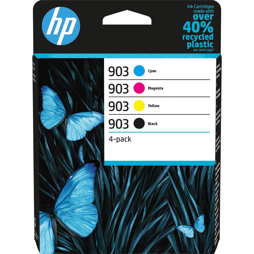 HP 903 Cartuccia Conf 4 pz Originale Colore 6ZC73AE Inchiostro