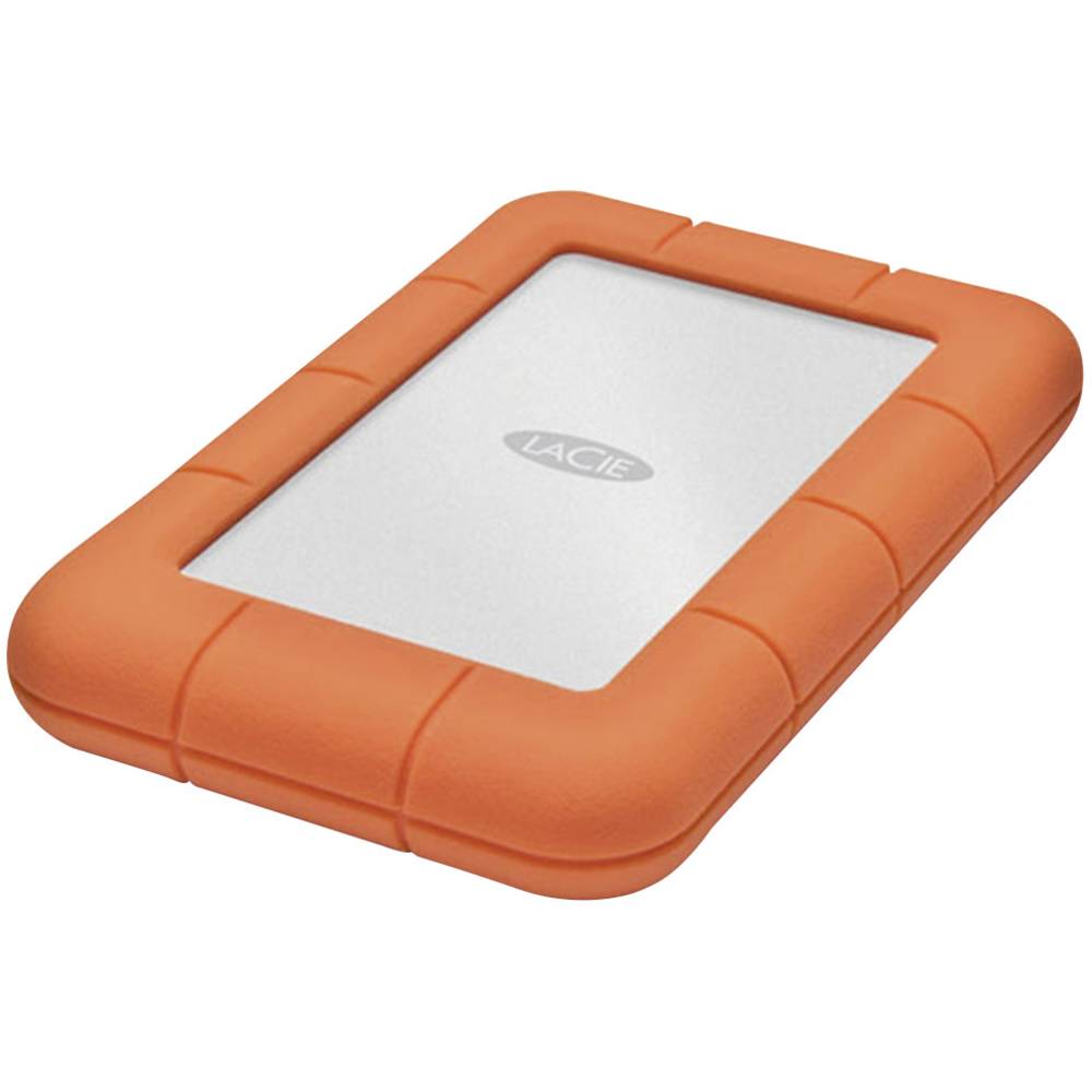 LaCie Rugged Mini 4 TB Hard Disk esterno da 2,5 USB 3.2 (Gen 1x1) Argento, Arancione 9000633