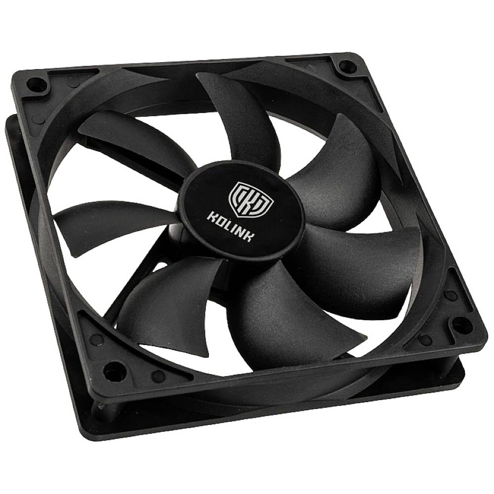 Kolink CLASSIC 120mm Ventola per PC case Nero (L x A x P) 120 x 120 x 25 mm